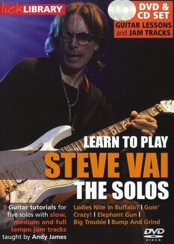 Lick Library Learn To Play Steve Vai The  [DVD]