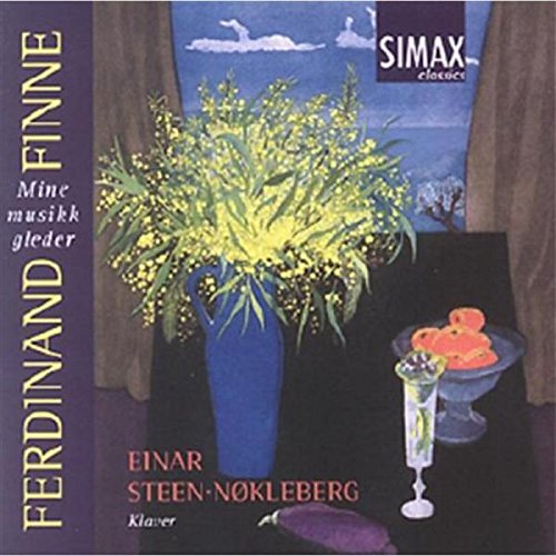 "CD cover with still life painting of flowers, fruit, and glass on a table."