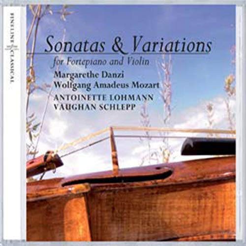 A CD cover featuring a close-up of a violin's body against a blue sky.