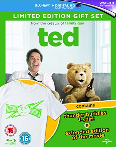 "Ted" Blu-ray case with Mark Wahlberg and a teddy bear on the cover.
