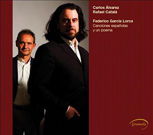 CD cover featuring two men in black suits against a red background.