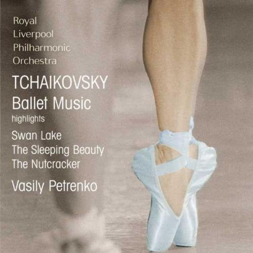 Ballet CD cover featuring a ballerina's leg in a blue pointe shoe.