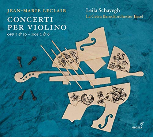 "CD cover featuring a broken violin on a blue background with text."