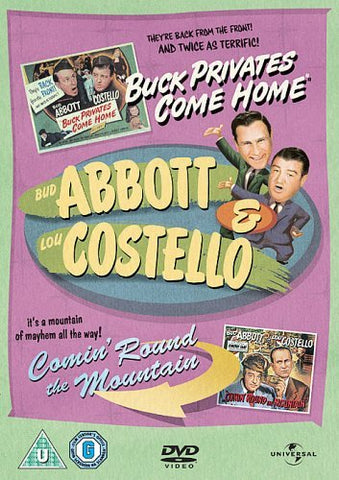 Abbott And Costello: Buck Privates/Comin' Round The Mountain [DVD]