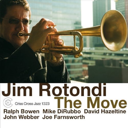 "Album cover with man playing trumpet, featuring title and artist names."