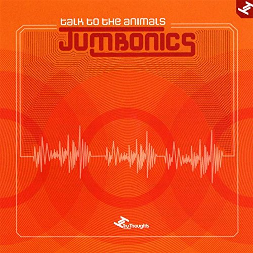 "Orange album cover with white sound wave graphic and 'Jumbonics' text."