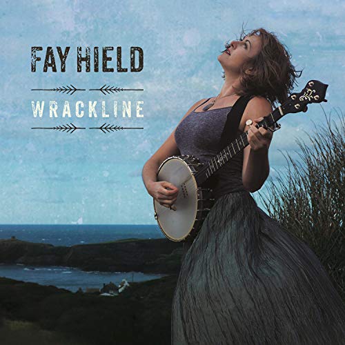 The alt text for the image is: "Album cover featuring a woman holding a banjo outdoors."