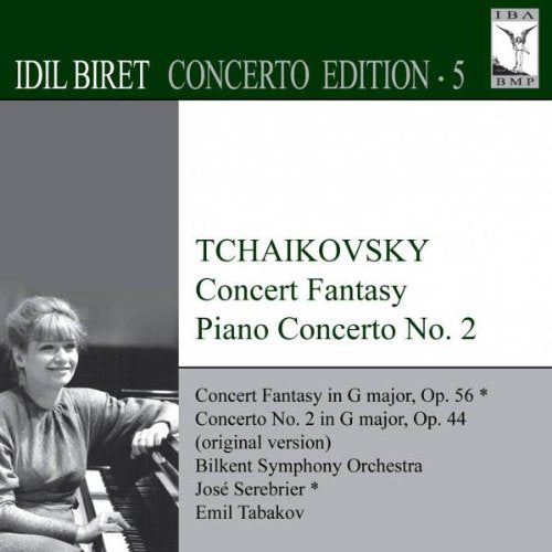 CD cover with pianist Idil Biret and Tchaikovsky concert information.