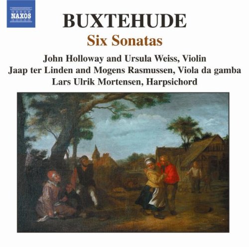 "CD cover with classical painting of people in 17th-century attire in a landscape."