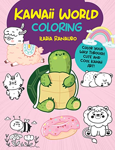 Kawaii World Coloring: Color your way through cute and cool kawaii art! (3) (Manga Coloring)
