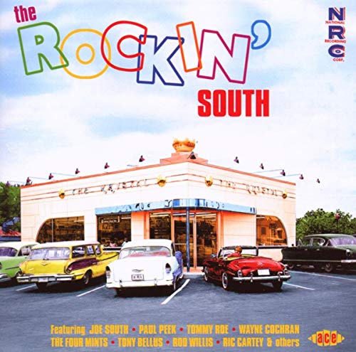 CD cover: “The Rockin’ South” featuring a diner and classic cars.