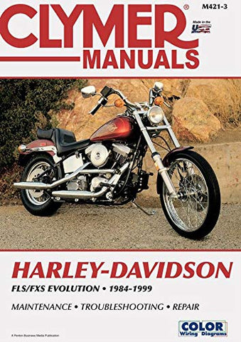 Harley-Davidson FLS-FXS Evolution (84-99) Service Repair Manual (Paperback)