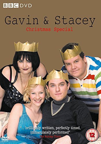 DVD cover featuring four actors wearing gold crowns on a brown background.