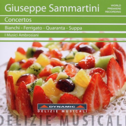 The image depicts a CD cover featuring a fruit tart and green banner with white text.