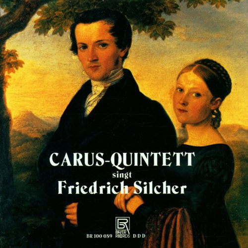 CD cover with a man and woman in 19th-century attire, overlayed with white text.