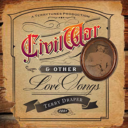 A CD cover with a sepia-toned background and a soldier's portrait.