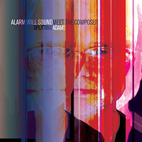 CD album cover with a man's face in multicolored, distorted, vertical strips.
