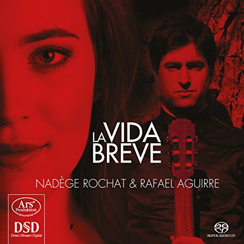 Red-tinted CD cover with a man holding a guitar and a woman's face.