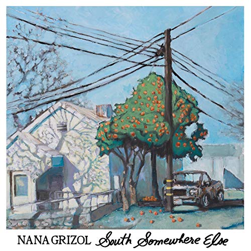 "CD cover art: watercolor painting of a house, tree, and old car."
