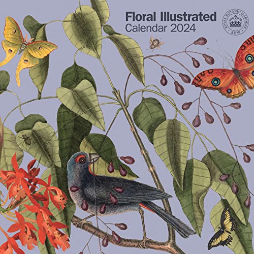 Royal Botanic Gardens Kew, Floral Illustrated 2024 Calendar
