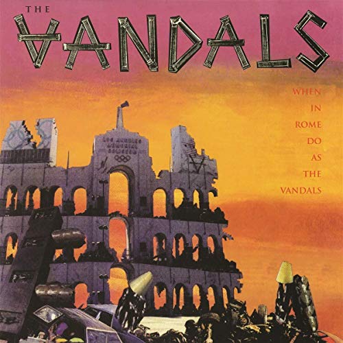 The image shows the album cover for "When In Rome Do As The Vandals" by The Vandals.