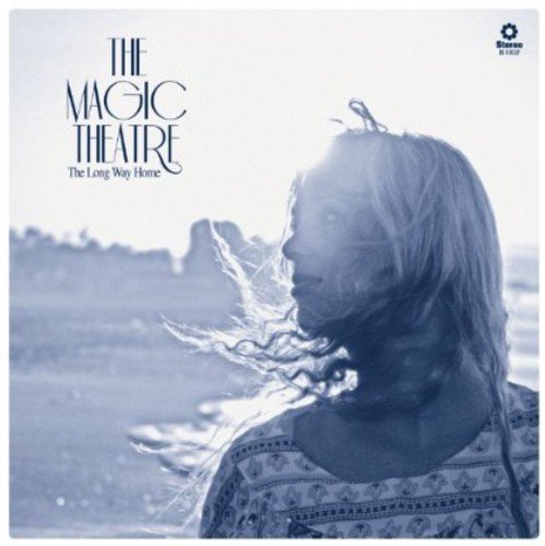 Album cover of "The Magic Theatre - The Long Way Home" showing a woman outdoors.