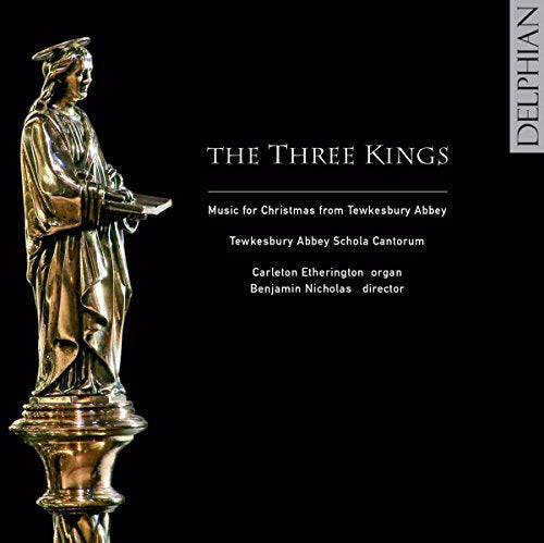 A CD cover featuring a golden angel statue against a black background.