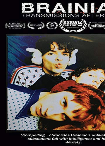 DVD cover for "Brainiac: Transmissions After Zero" featuring a man lying on a bed.