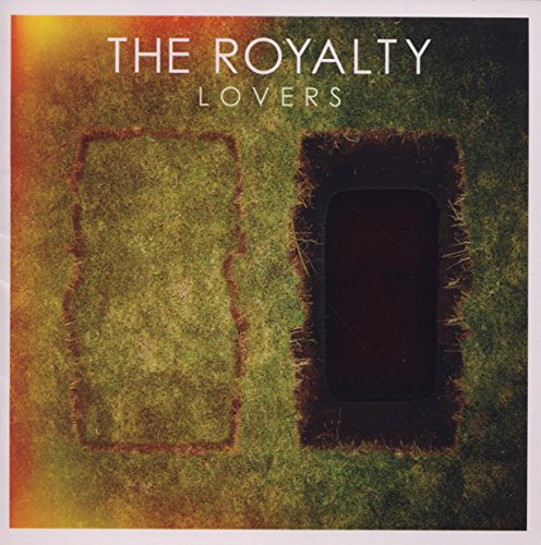 Album cover of "The Royalty - Lovers" with two graves on grass.