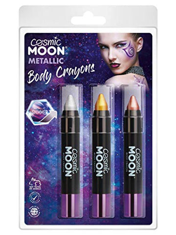 Cosmic Moon Metallic Body Crayons - Adult Unisex