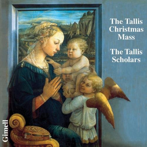"CD cover featuring a Renaissance painting of Mary with Jesus and an angel."