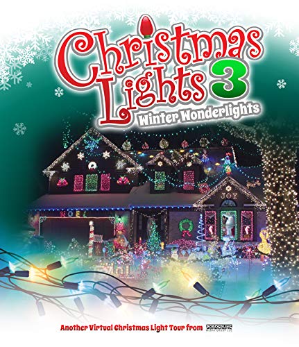 "Christmas Lights 3: Winter Wonderlights" Blu-ray cover featuring a house decorated with Christmas lights.
