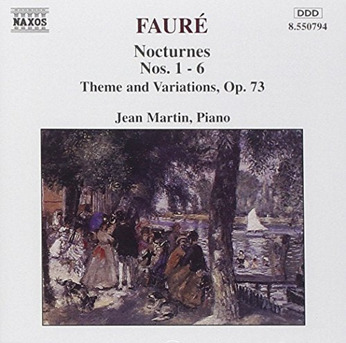 CD cover featuring a serene 18th-century garden scene painting, with text overlay.