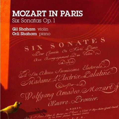 Gil Shaham, Orli Shaham - Mozart - (6) Violin Sonatas, Op 1 - Mozart in Paris [CD]