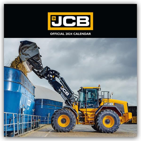 JCB Baumaschinen Bagger 2024: Original Carousel-Kalender [Mehrsprachig] [Kalender]