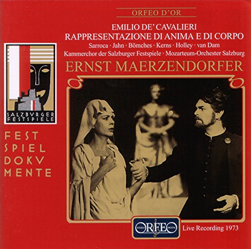 Red album cover with sepia-toned image of two people holding hands, conductor in background.