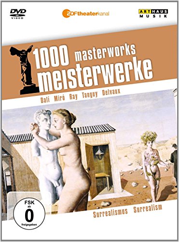 DVD cover featuring a surrealist painting of nude figures and a building.