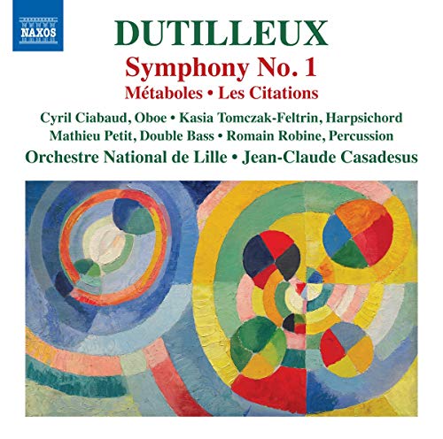 Orc Nat De Lille:Casadesus - Henri Dutilleux: Symphony No. 1, Métaboles, Les Citations [CD]