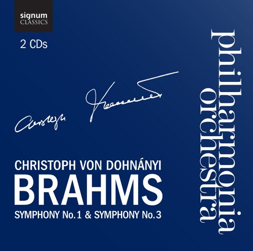 Philharmonia Orchestra <br>christoph Von Dohnanyi - Brahms: Symphony No.1 in C minor, Symphony No.3 in F major (Philharmonia Orchestra/Dohnanyi) [CD]