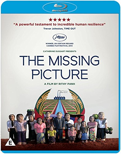 "The Missing Picture" Blu-ray cover featuring clay figurines and a decorative archway.