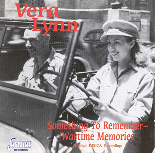 Vera Lynn CD cover featuring a black and white photo of Vera Lynn and a soldier.
