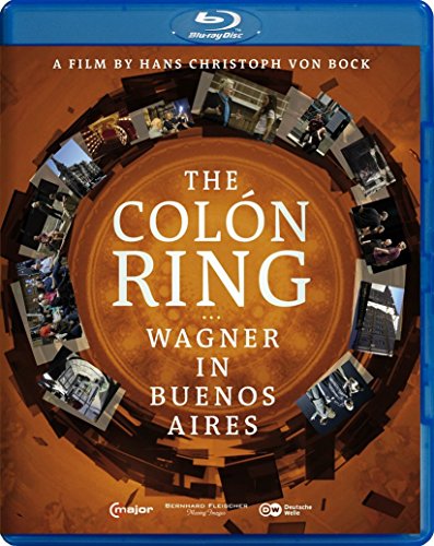 Blu-ray case with orange cover, featuring a collage of opera scenes and white text.