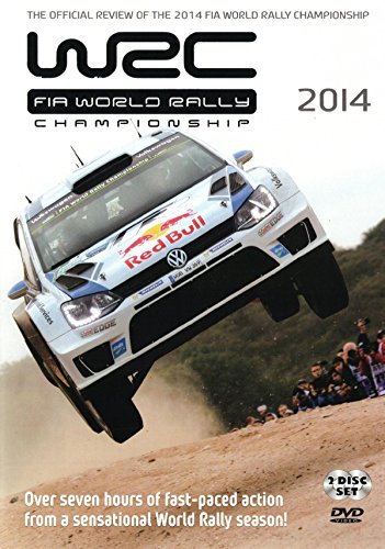 DVD case cover featuring a white rally car in mid-air with spectators below.