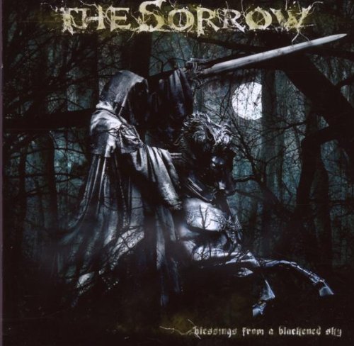 "CD album cover with a dark, armored figure holding a sword in a forest."