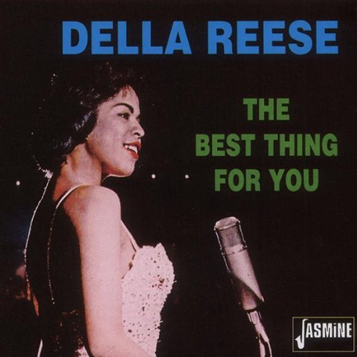 Della Reese album cover with a woman singing into a microphone.