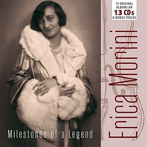 CD cover featuring a black and white portrait of Erica Morini in a fur coat.