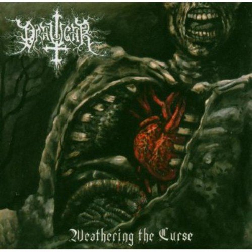 Album cover featuring a grotesque, undead figure with exposed red heart and bones.