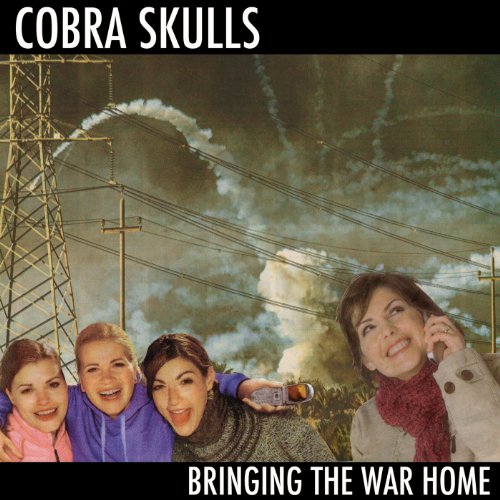 CD cover: four women and power lines against a cloudy sky.