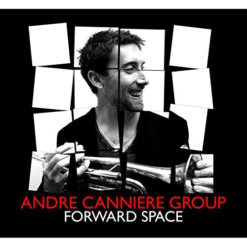 "CD cover with black and white photo of man holding trumpet, text below."