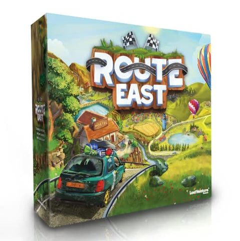 Route East | Adventure Strategy Board Game for Adults and Families | Race from Istanbul to Shanghai | 32 Stunning Attractions | Ages 11+ | 2-5 players | 60-90 Minutes